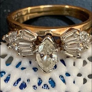 Marquise Wedding Ring 1.5 Carat